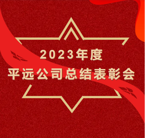 新平遠 新氣象∣平遠公司2023年度總結表彰會圓滿舉辦